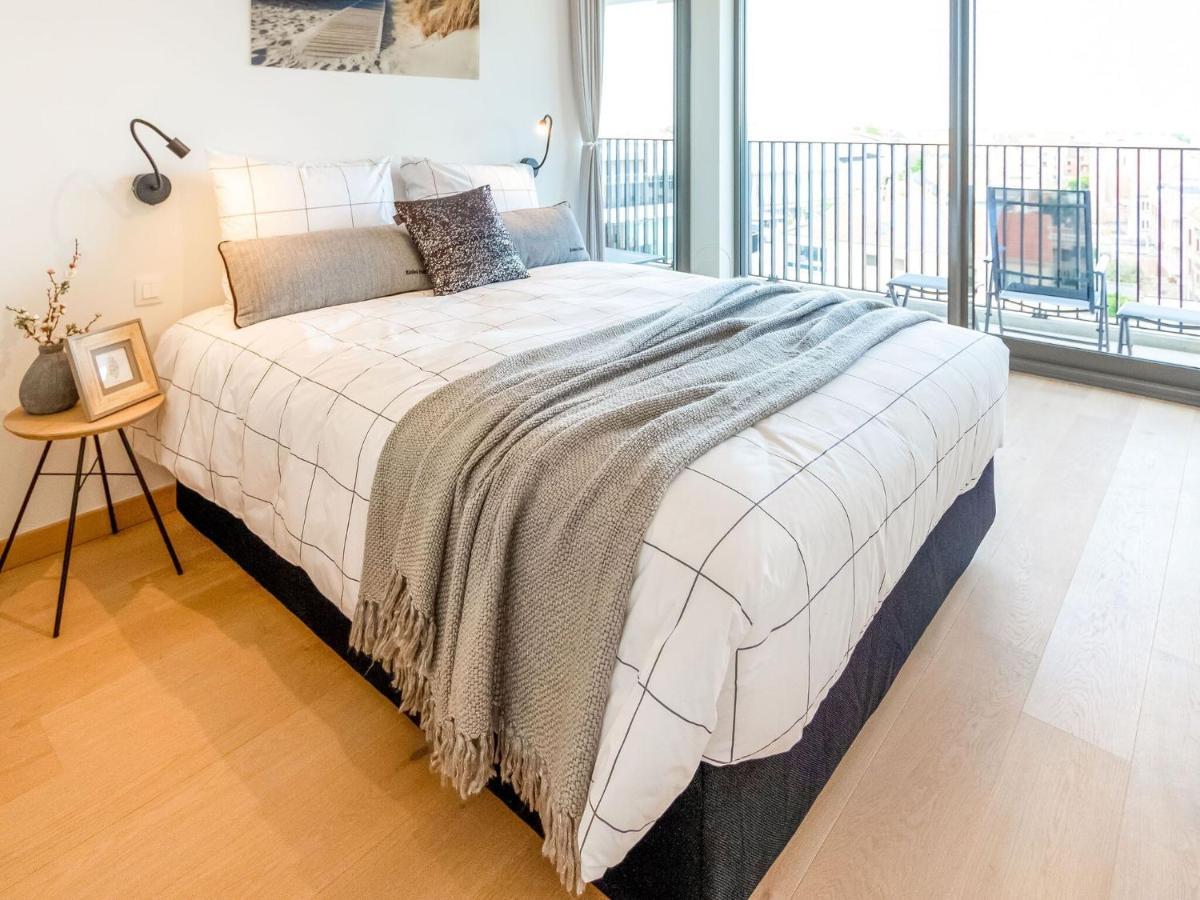Luxurious Crystal Sea View Apartment With 2 Terraces 奥斯滕德 客房 照片