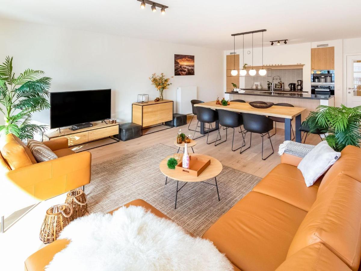 Luxurious Crystal Sea View Apartment With 2 Terraces 奥斯滕德 外观 照片