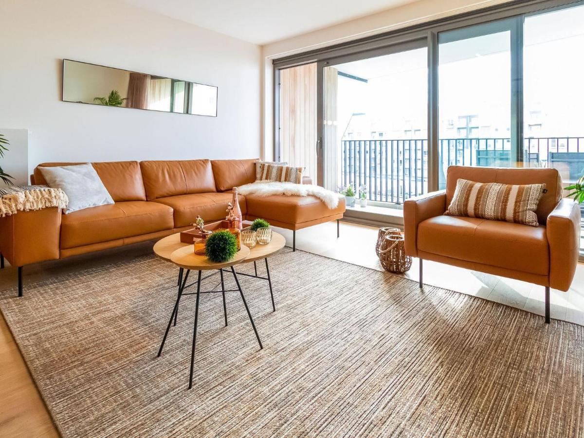 Luxurious Crystal Sea View Apartment With 2 Terraces 奥斯滕德 外观 照片