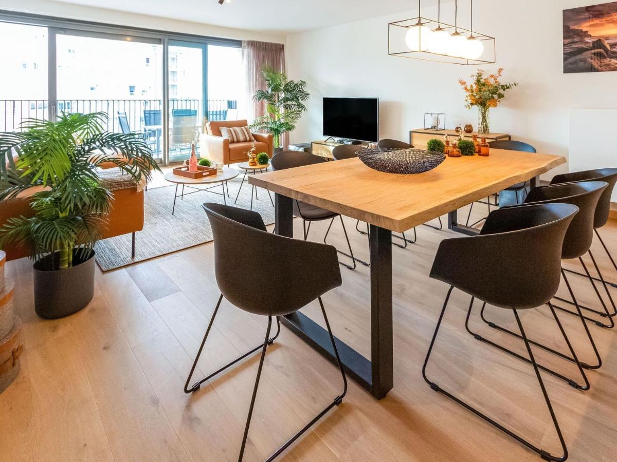Luxurious Crystal Sea View Apartment With 2 Terraces 奥斯滕德 外观 照片
