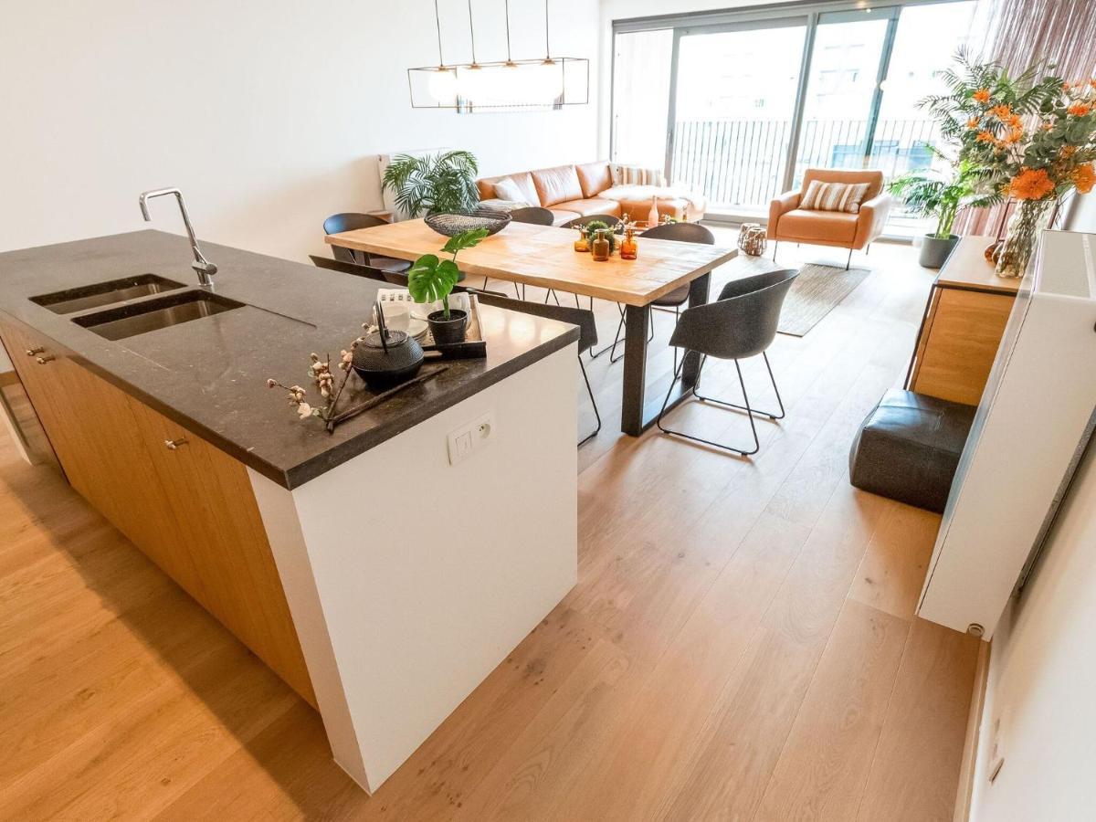 Luxurious Crystal Sea View Apartment With 2 Terraces 奥斯滕德 外观 照片