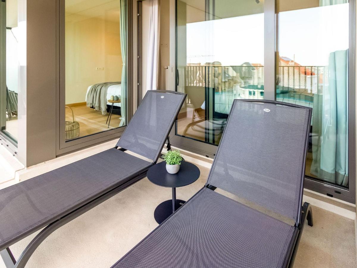 Luxurious Crystal Sea View Apartment With 2 Terraces 奥斯滕德 外观 照片