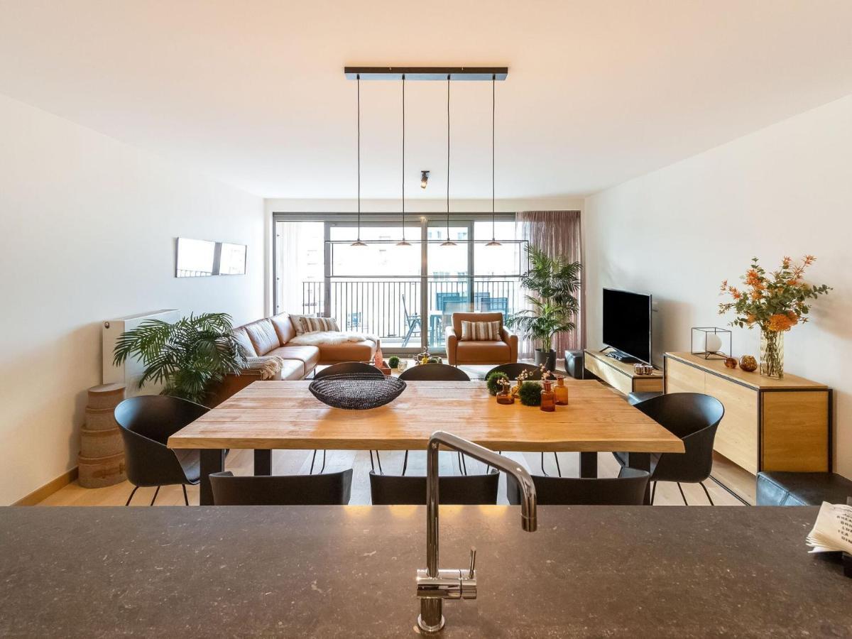 Luxurious Crystal Sea View Apartment With 2 Terraces 奥斯滕德 外观 照片